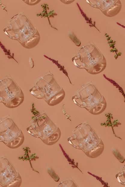 Taza vidrio animales