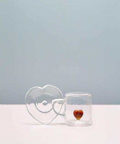 Taza corazón de melón