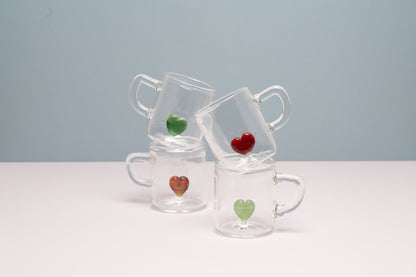 Taza corazón de melón