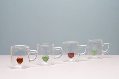 Taza corazón de melón